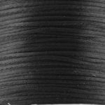 1mm Black Satin Cord (Rattail)