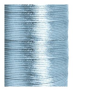 1mm Light Blue Satin Cord (Rattail)