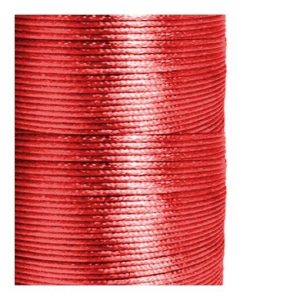 1mm Red Satin Cord (Rattail)