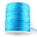 1mm Turquoise Satin Cord (Rattail)