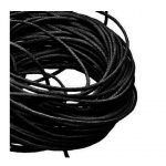 1mm Waxed Cotton Cord Black - 1m