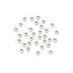 2.5mm Spacer Bead Silver Plated