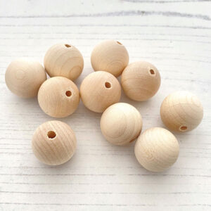 20mm Round Wooden Bead