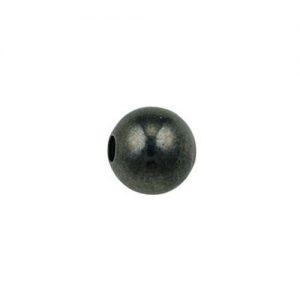 2.5mm Spacer Bead Black Plated