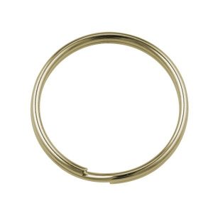 25mm Split Rings Gold Plated