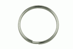 25mm Split Rings Nickel Plated