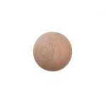 25mm unvarnished natural wood beads