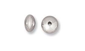 4.6mm Sterling Silver Saucer Bead