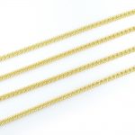 Medium Curb Chain Gold Plated 4x3mm