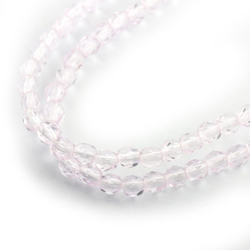 4mm preciosa czech glass faceted beads