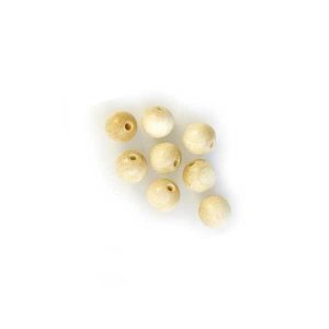 4mm natural round wooden beads