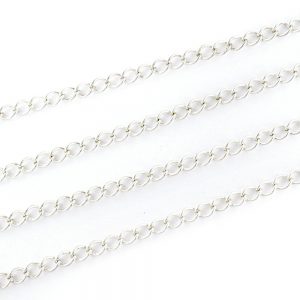 Extension Chain Silver Plated 5.5x4mm