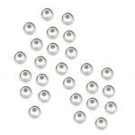 5mm Spacer Bead Silver Plated