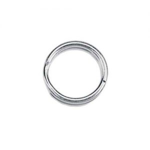 5mm Split Rings Silver Plated