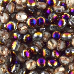 6mm Crystal Sliperit Preciosa Glass Candy Bead  - 200