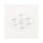 6mm Jump Ring Silver Plated