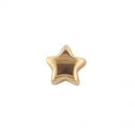 6mm rose gold metal star spacer bead