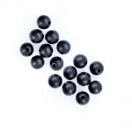 8mm black round wooden beads