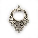 bohemian multi-loop pendant charm