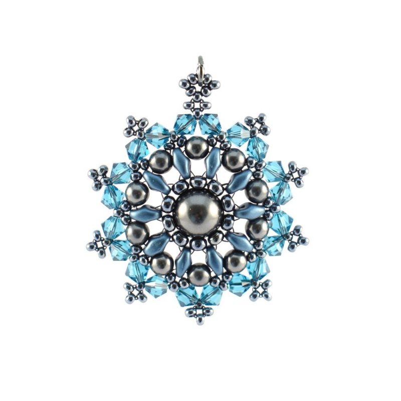 Mandala Pendant Necklace Kit - Classic Teal