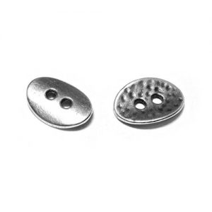 metal curved buttons