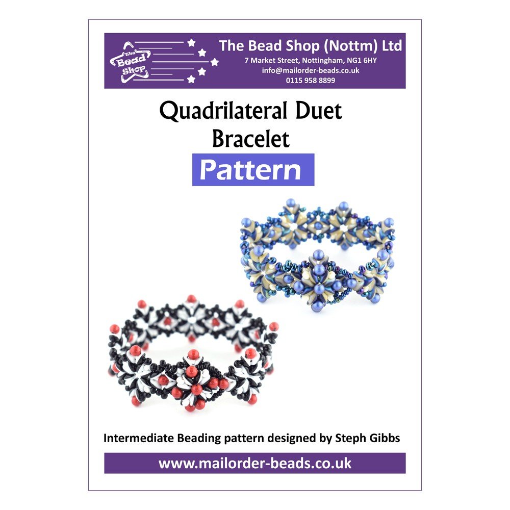 Quadrilateral Duet Bracelet - Pattern