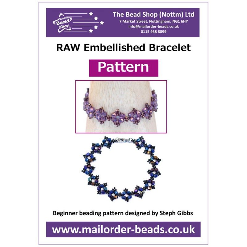 RAW Embellished Bracelet - Pattern