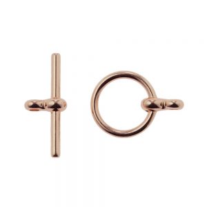 Rose gold toggle clasp