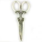 metal pendant scissor charm