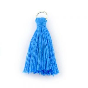 25mm Blue Tassel with loop