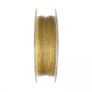 Gold Sparkle Stretch Magic 1mm diameter, 5m length