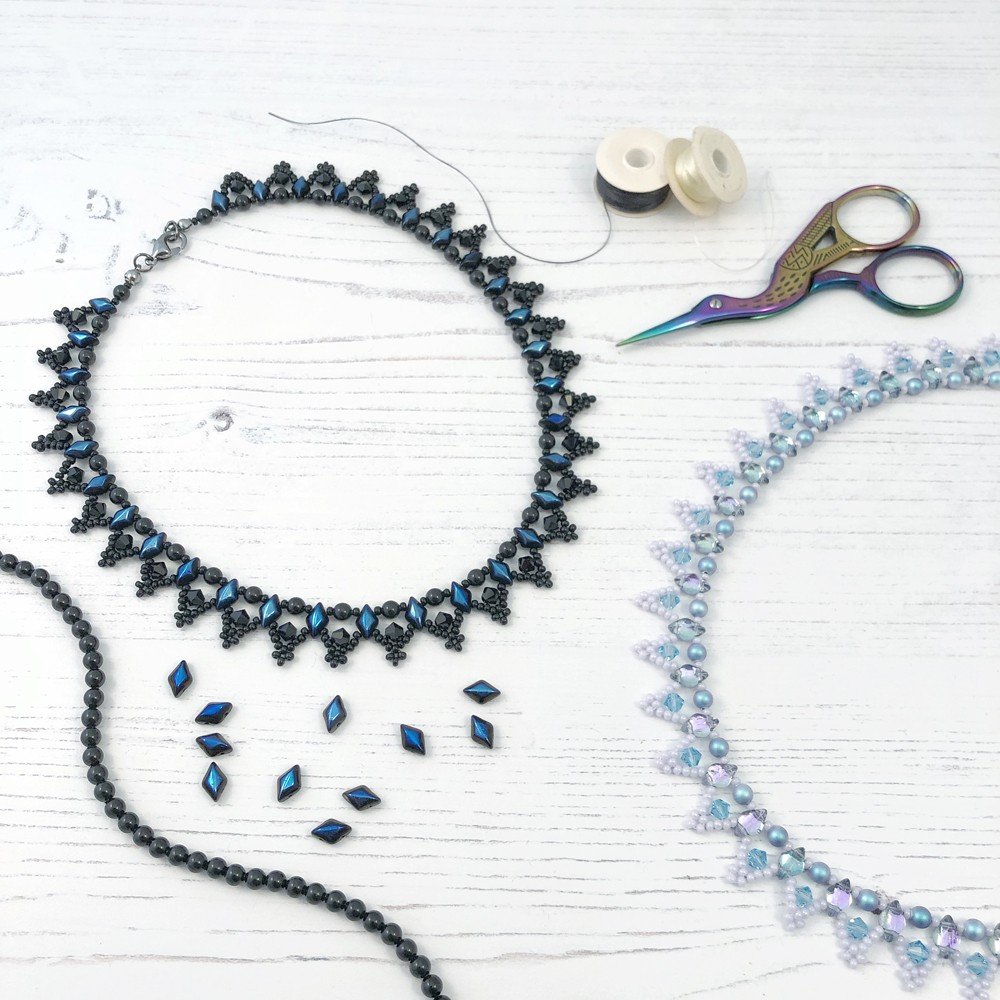 Swarovski Netted Lace Necklace