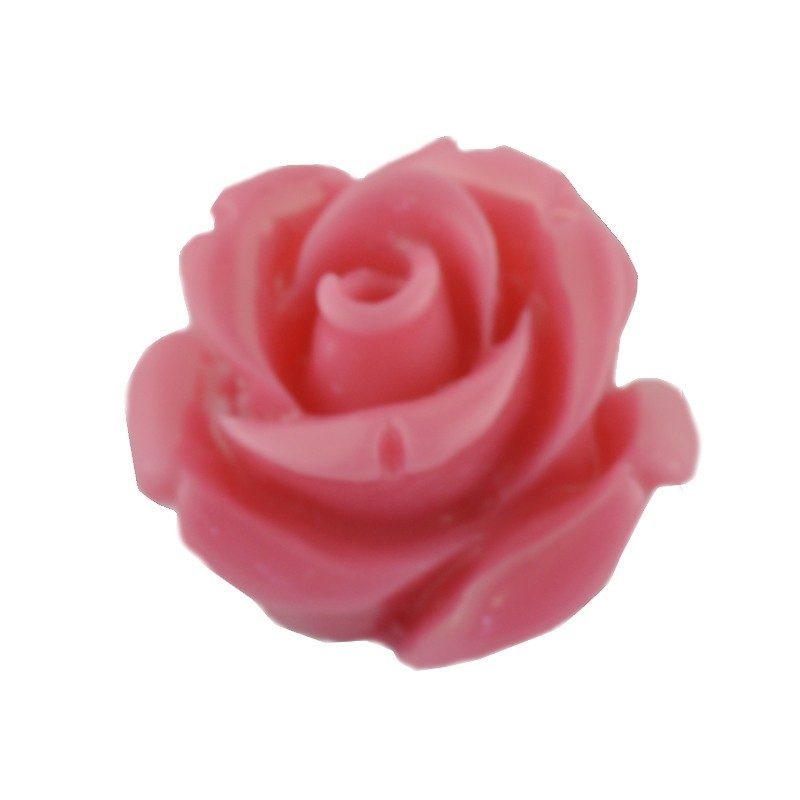 Light Pink Acrylic 10mm Rose Bead