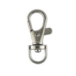 Large carabiner or very large trigger clasp or even a Bag Charm Clip