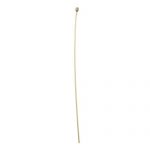 Ball Headpin 50mm Gold Plated