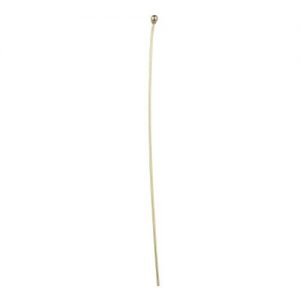 Ball Headpin 50mm Gold Plated