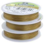 Beadalon 7 Strand 9.2m (30ft) Satin Gold