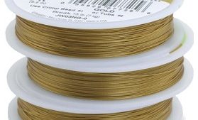 Beadalon 7 Strand 9.2m (30ft) Satin Gold