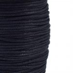 2mm Waxed Cotton Cord Blue - 1m