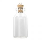 40mm Large Glass bottle charm