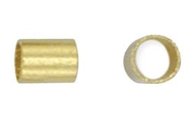 Crimp Tube Size 2 Pack Gold Plated