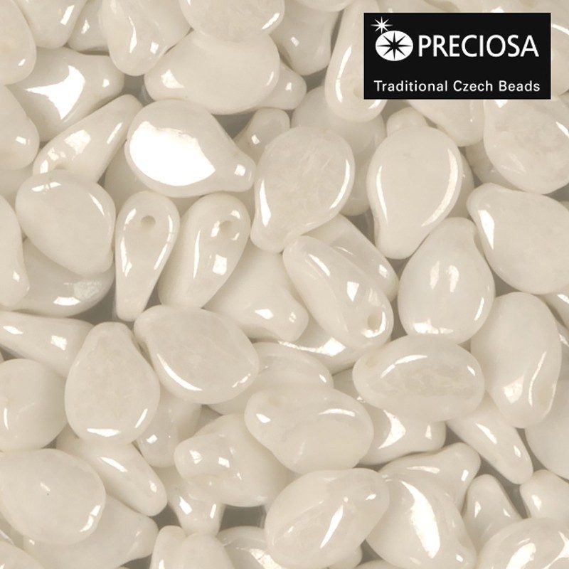 Pearl White Preciosa Pip Beads - Image 2