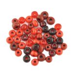 Red czech glass seed bead mix