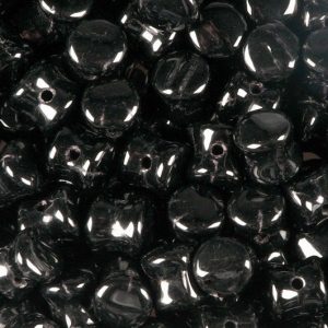 Opaque Black pellet bead