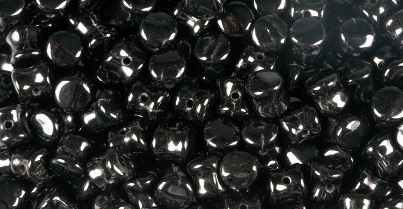 Opaque Black pellet bead