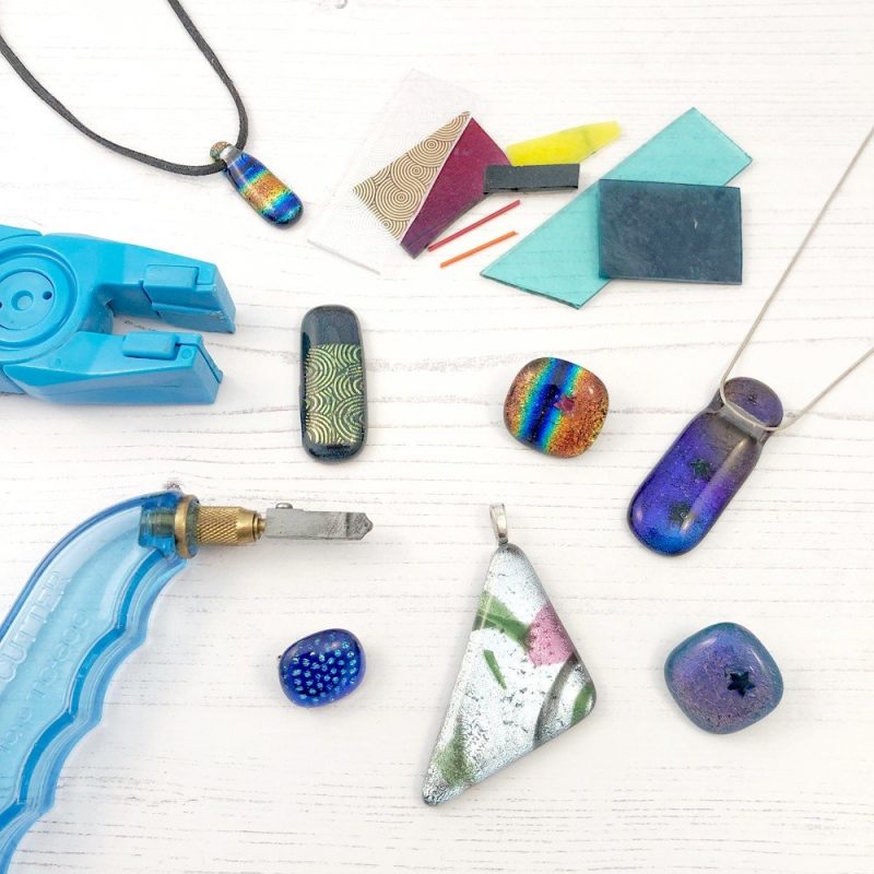 Dichroic glass jewellery workshop