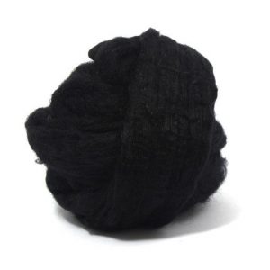 Black Merino Roving for felting