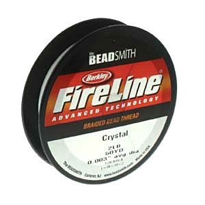 Fireline 2lb crystal beading thread