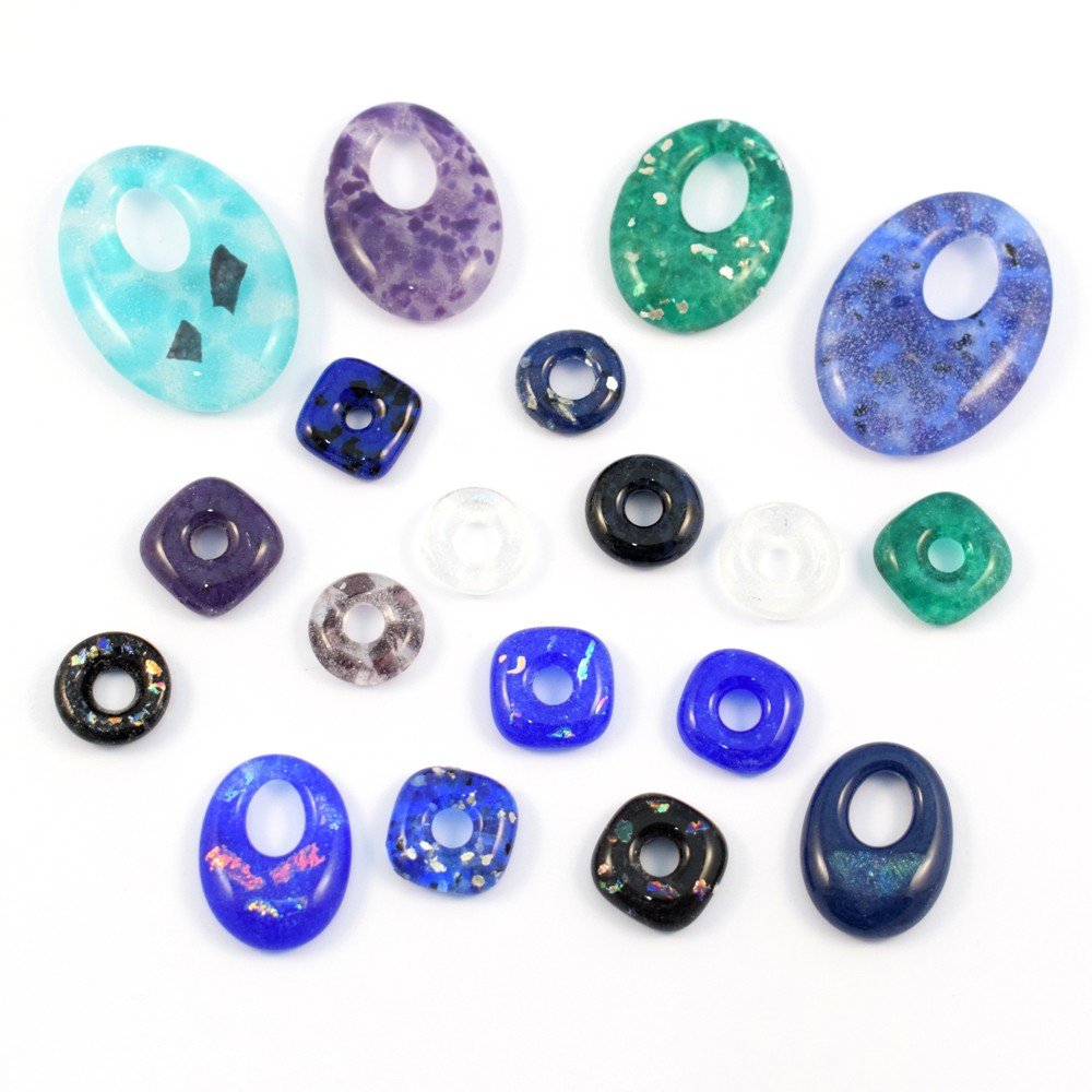 Fused Glass Beads and Pendants