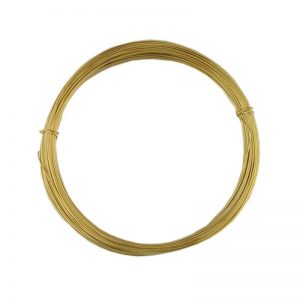 0.4mm 26 gauge gold plated craft wire